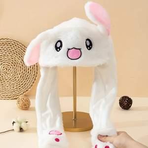 Chapeau Lapin Blanc - Peluche Kawaii