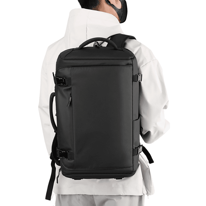 Sac à Dos Étanche avec Port USB, Poche PC ,Compartiment Chaussures pour Voyages