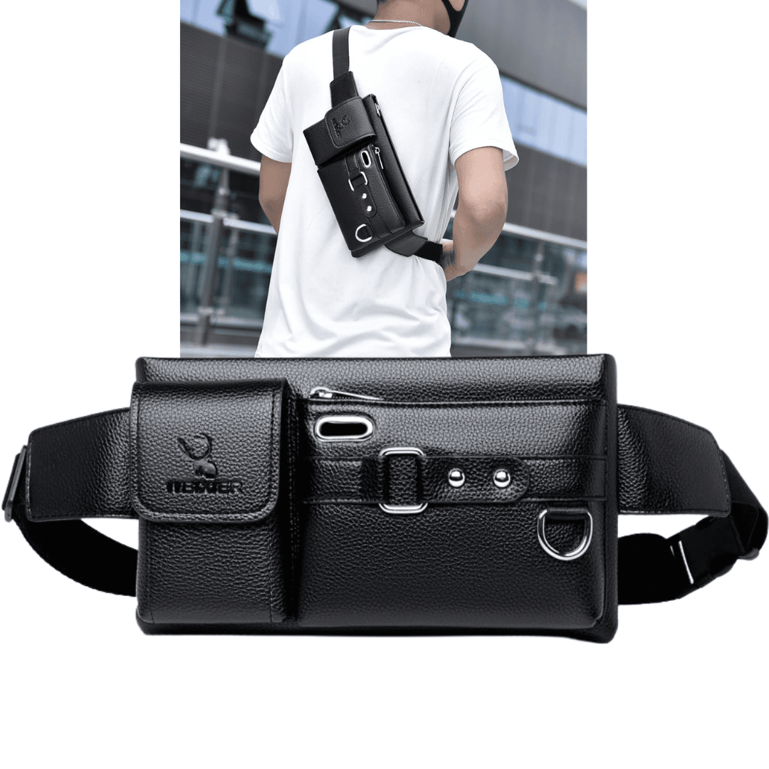 Sac de Taille Pratique avec Poche, Parfait pour Voyage, Activité, Sport, Travail