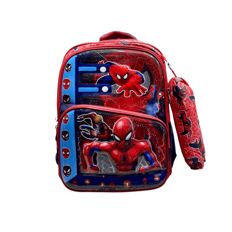 Sac à Dos Scolaire 2 Pièces avec Trousse Assortie Pratique