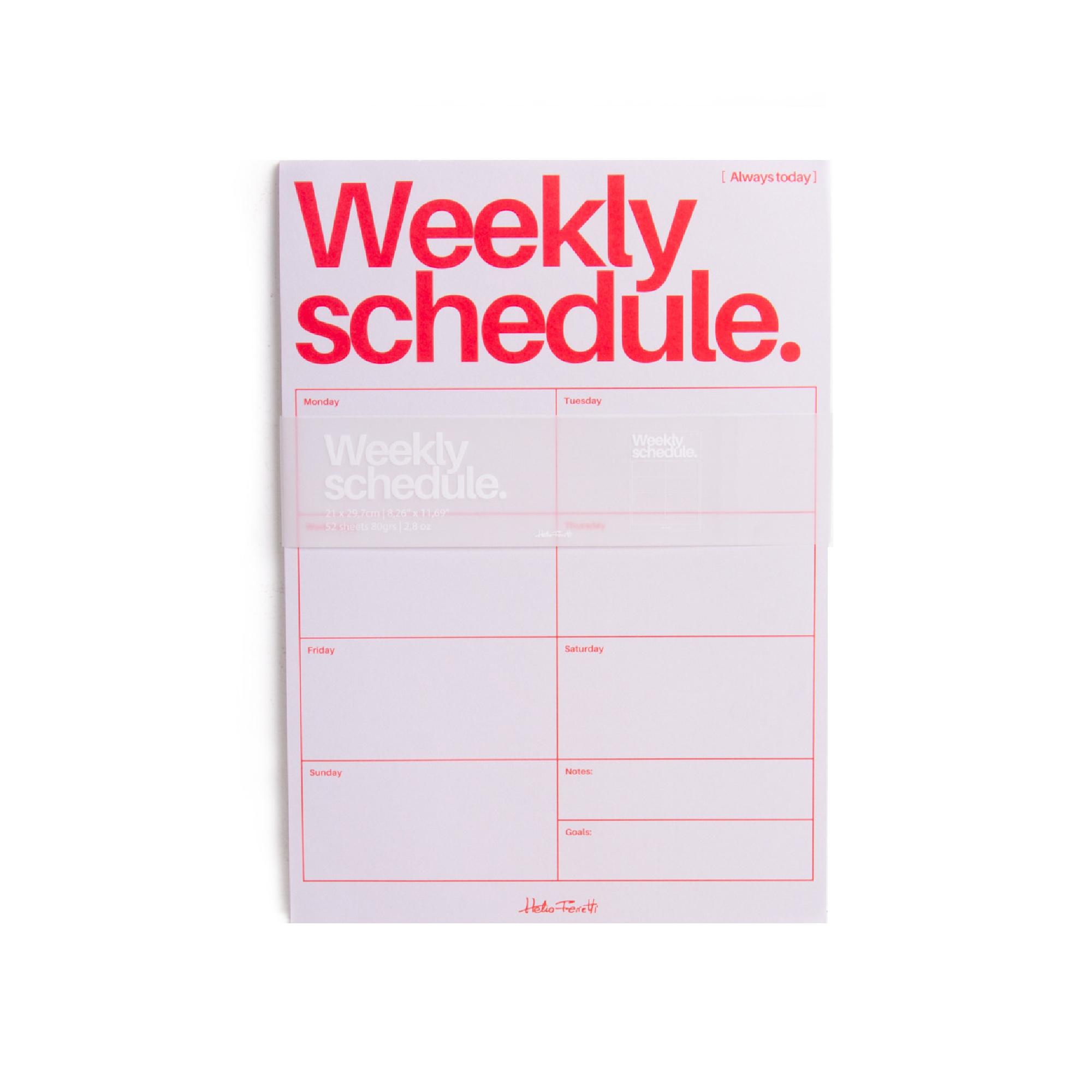 GREY WEEKLY ORGANIZER