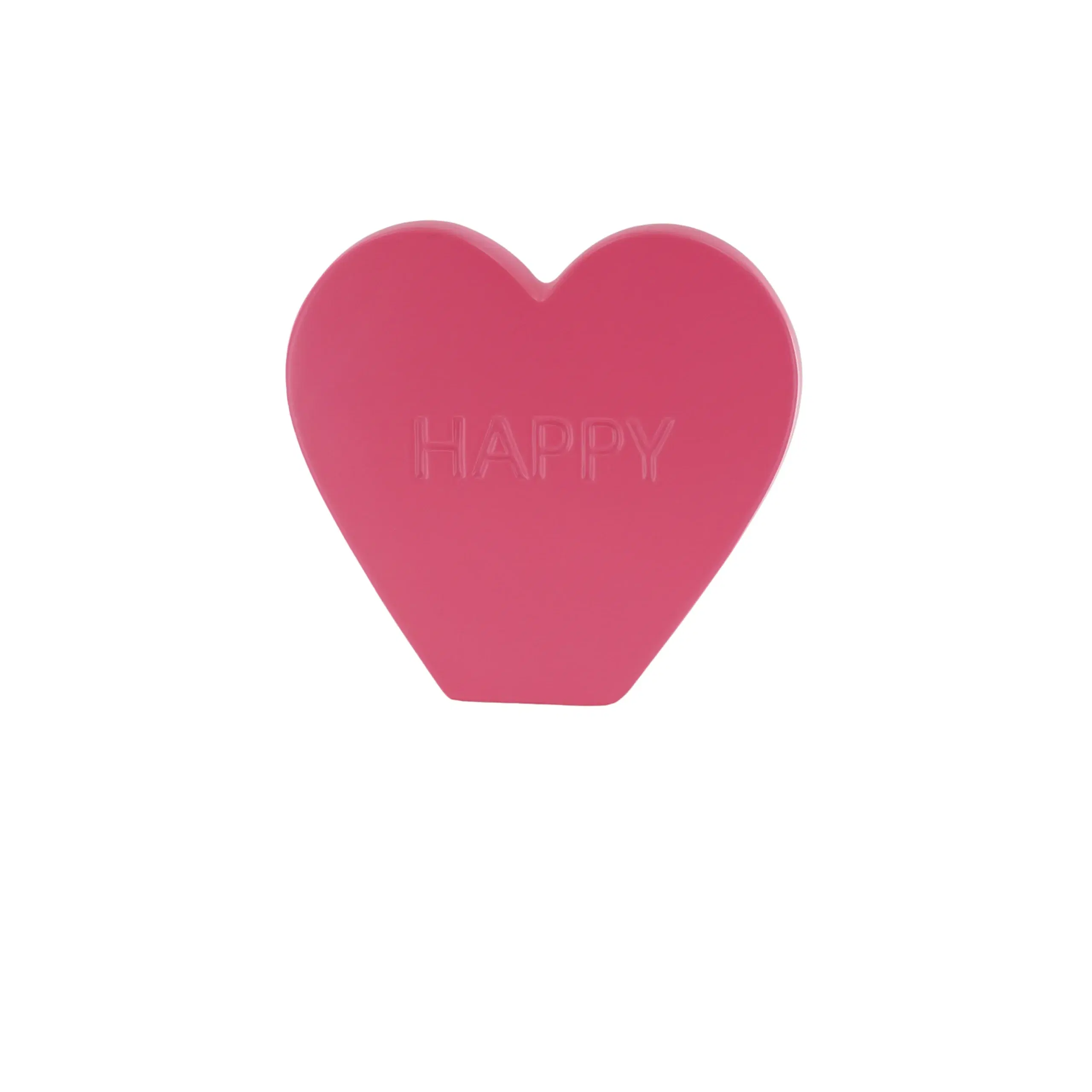 Candy Heart Happy- Neon Pink - 13x4x11,5cm