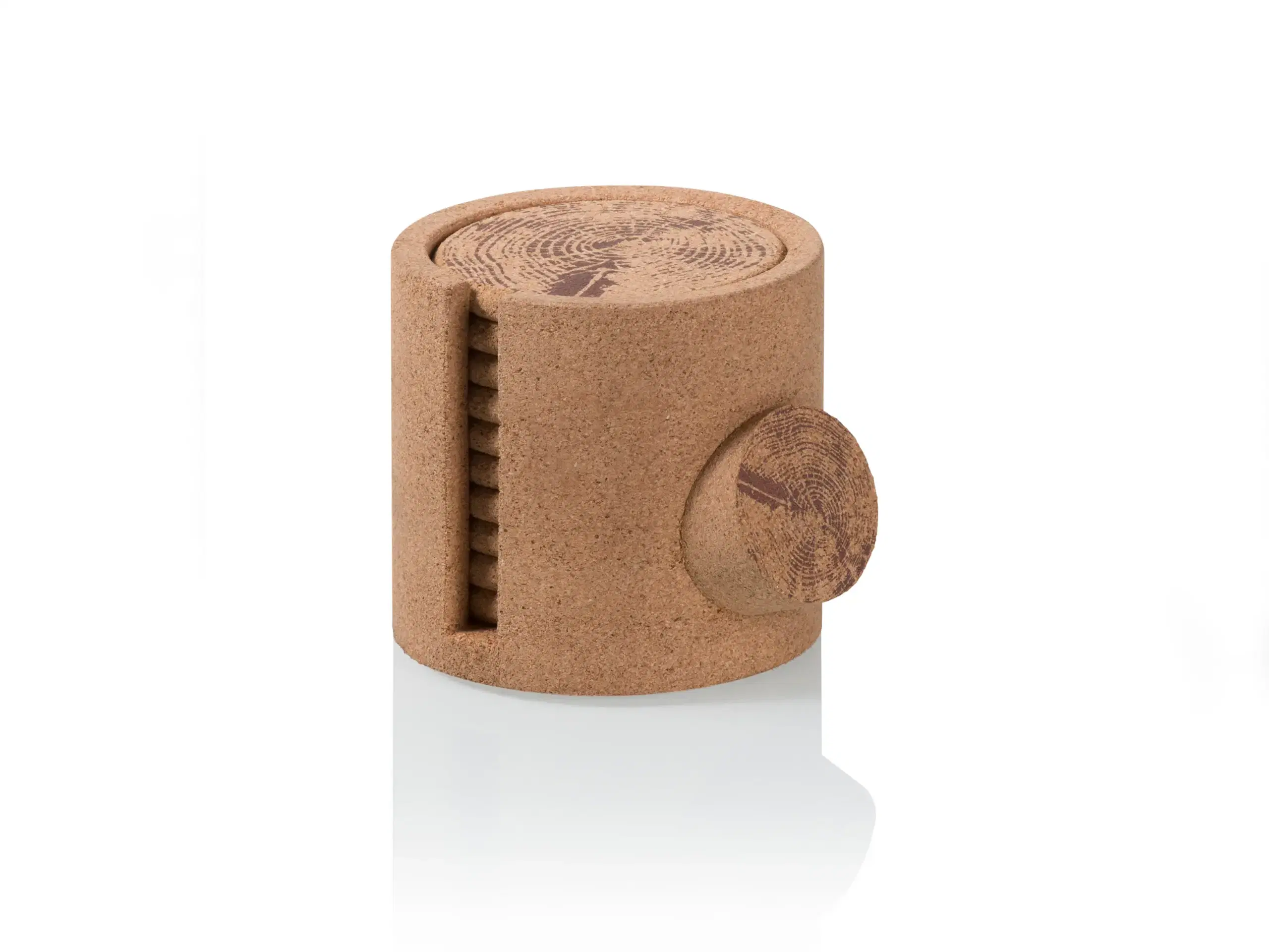 Log Coaster, set of 10