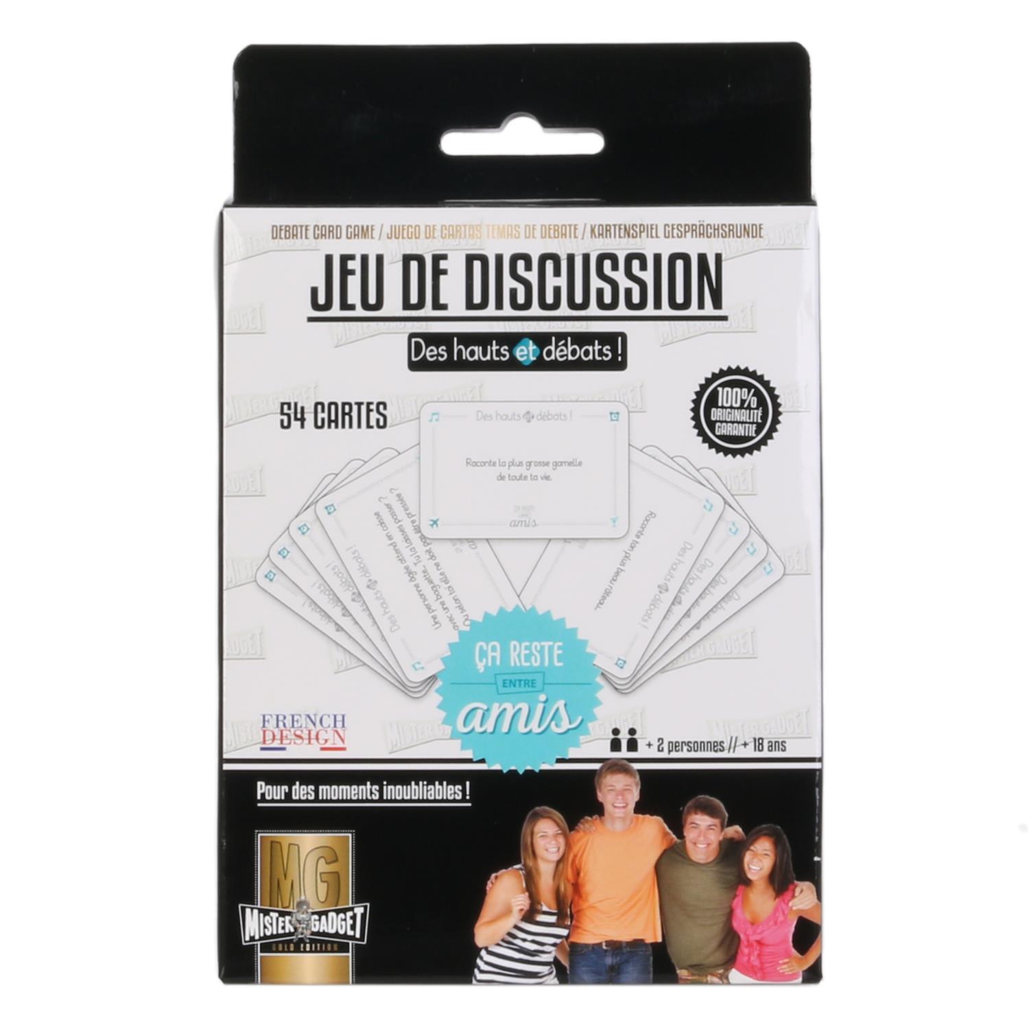 JEU DE CARTES DEBAT SOIREE SPECIALE AMIS