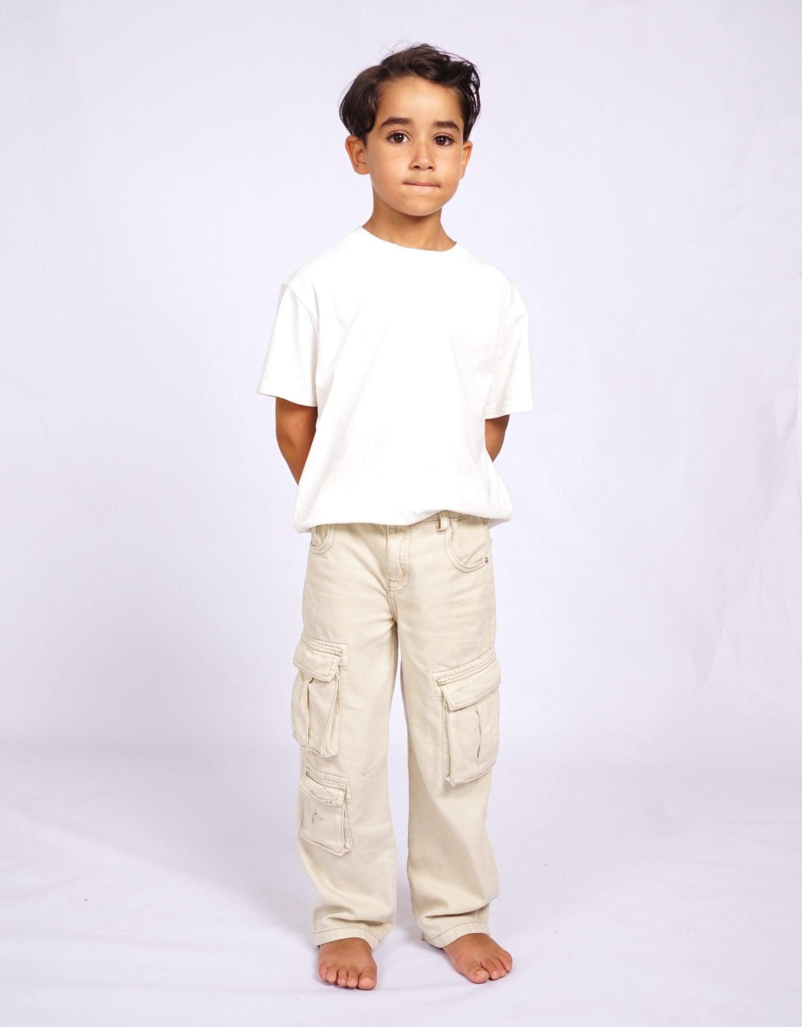 Pantalon Cargo Multi-poches Basquiat