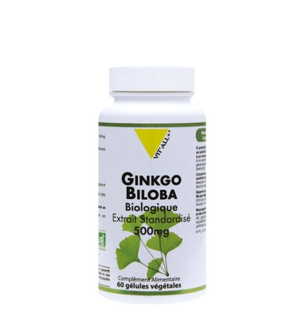 Plus Ginkgo Biloba 500MG 60 Gelules