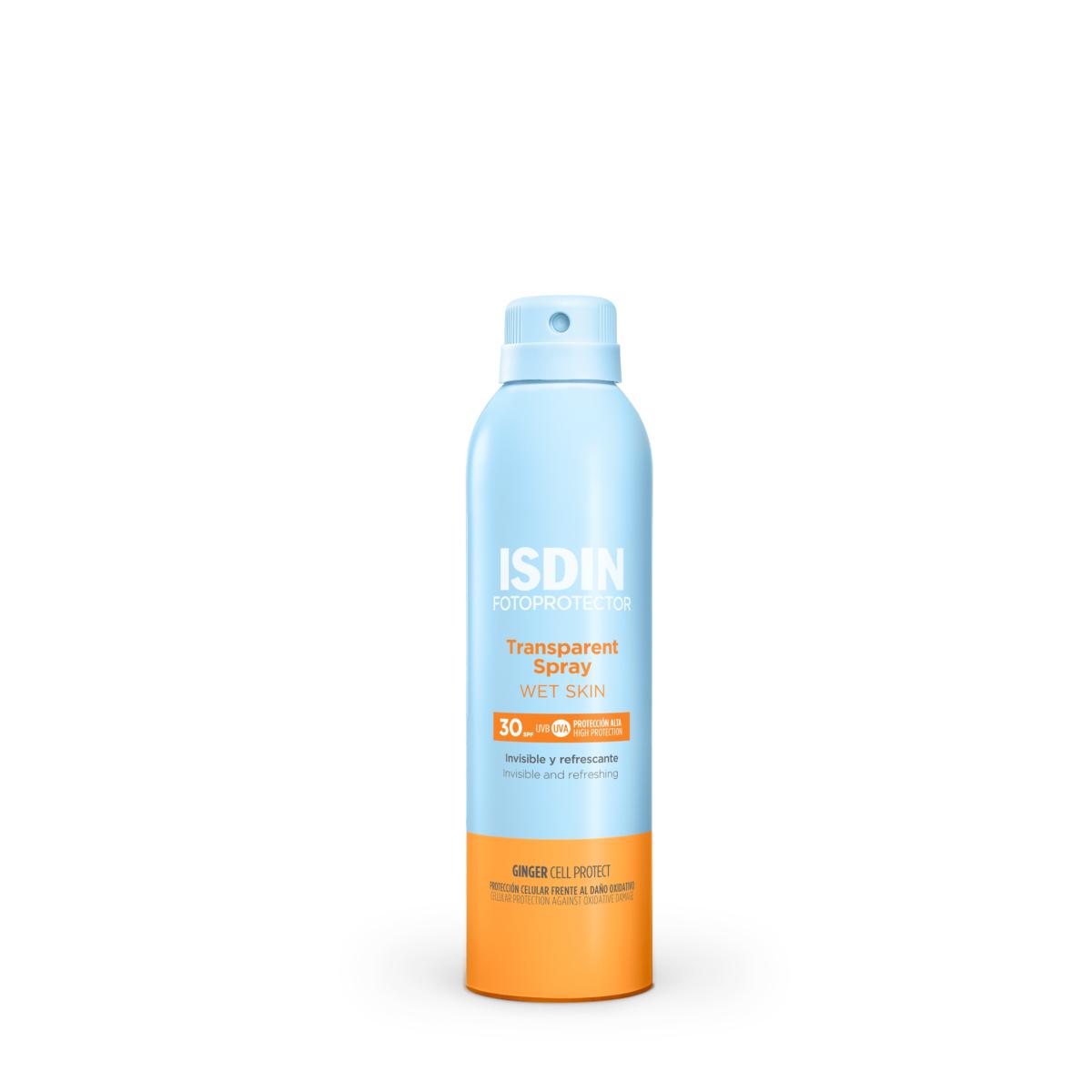 Spray Solaire Transparent Wet Skin Spf50+ – Haute Protection Uva/uvb pour Peau Mouillée ou Sèche