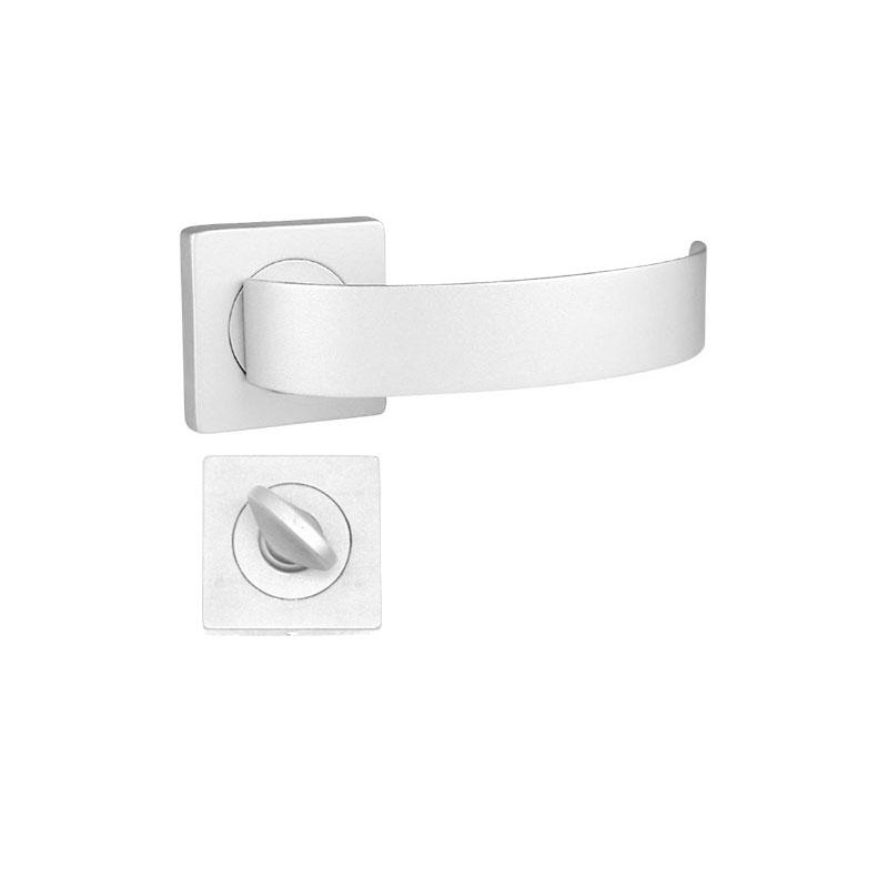 Ensemble Poignée/Rosace, Argente