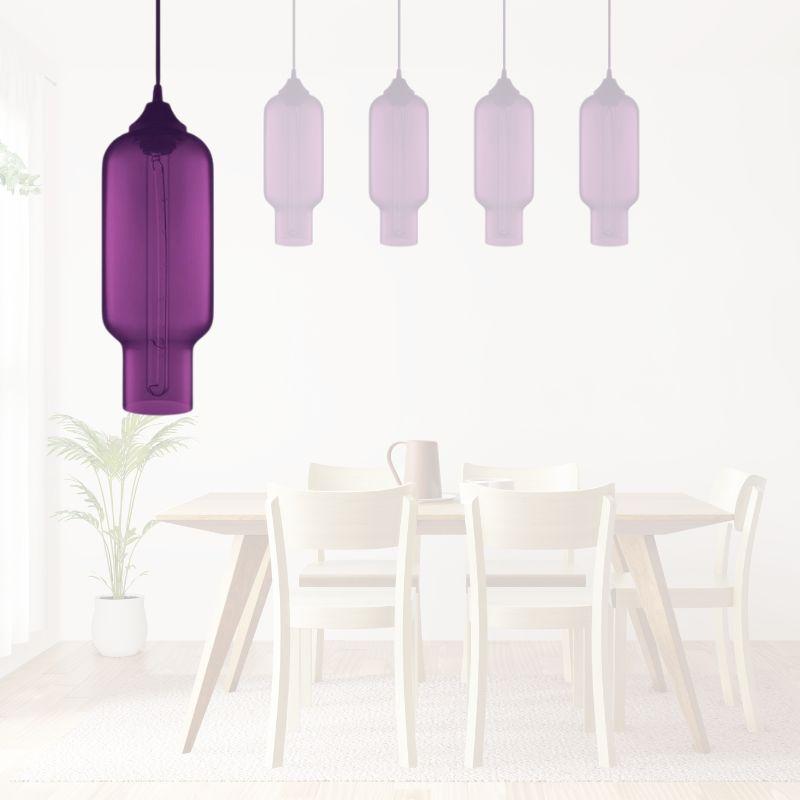 Suspension Luminaire  Malaga PS (E27) Violet