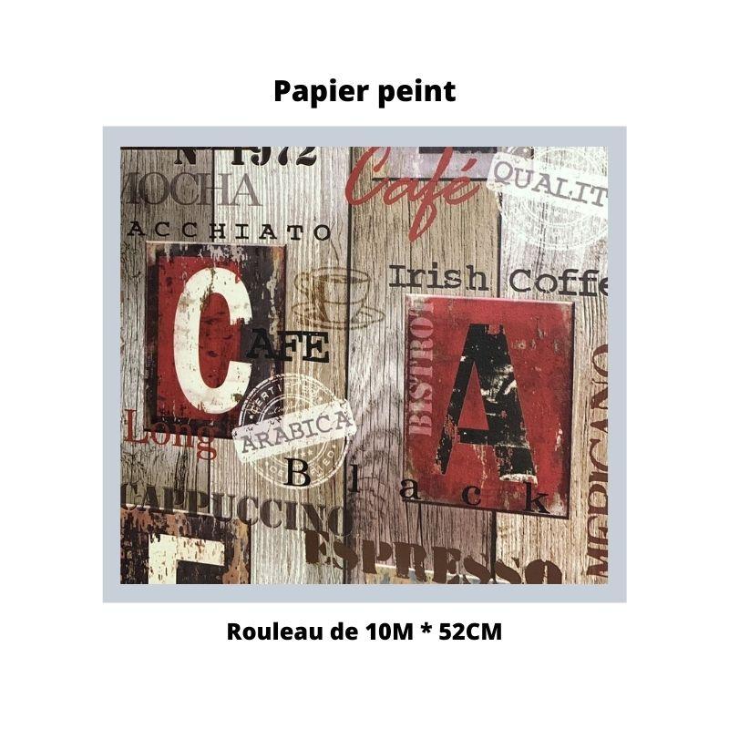 Papier peint café