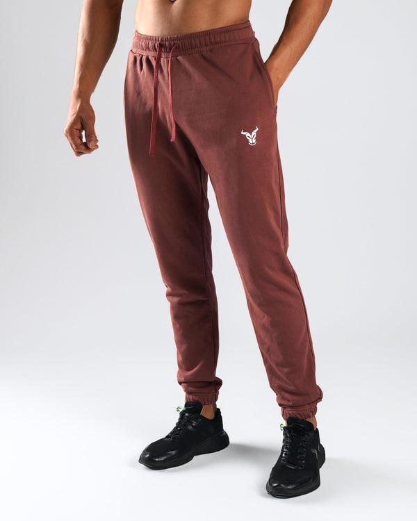 Essential Pantalon De Sport Coton Bordeaux