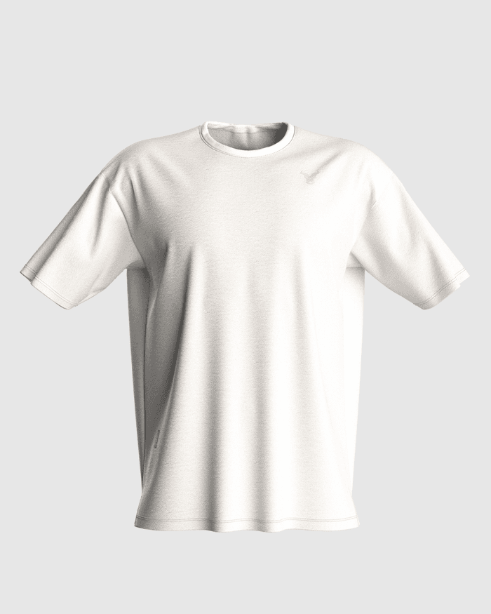 Glory Oversize T-Shirt Femme- Blanc Cassé