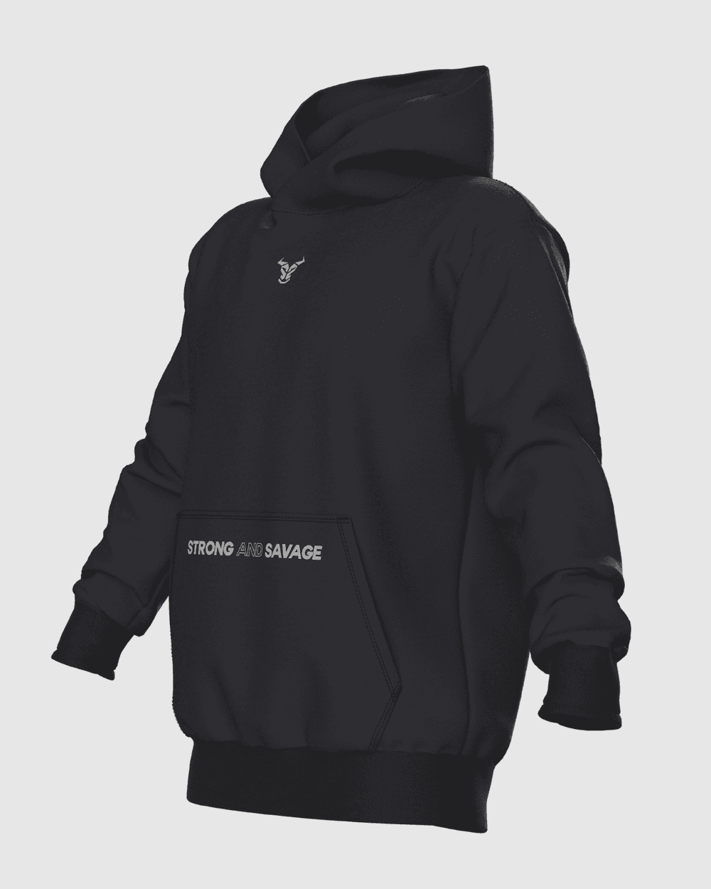 Classic Sweat à Capuche Coton Noir