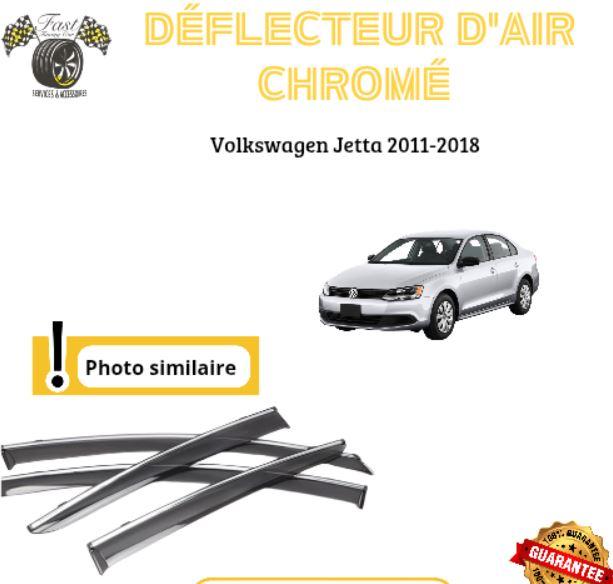 Déflecteur d’air noir et chromé Volkswagen Jetta 2011-2018