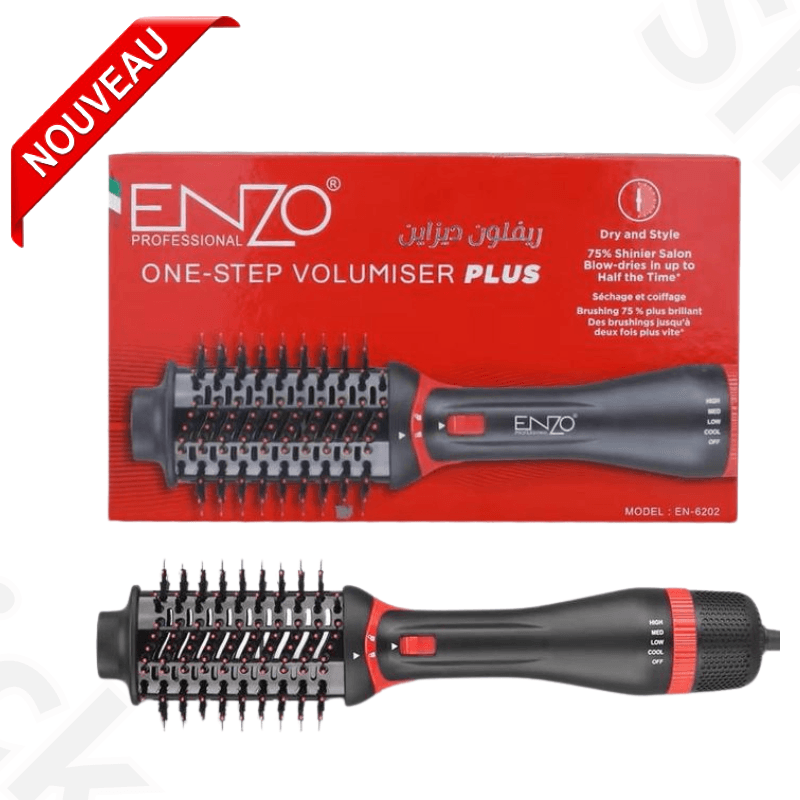 Brosse Soufflante Professionnelle One Step séchante volumisante 2 en 1 perfectionniste EN-6202