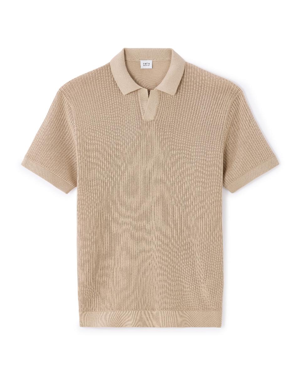 Polo regular en maille 100% coton