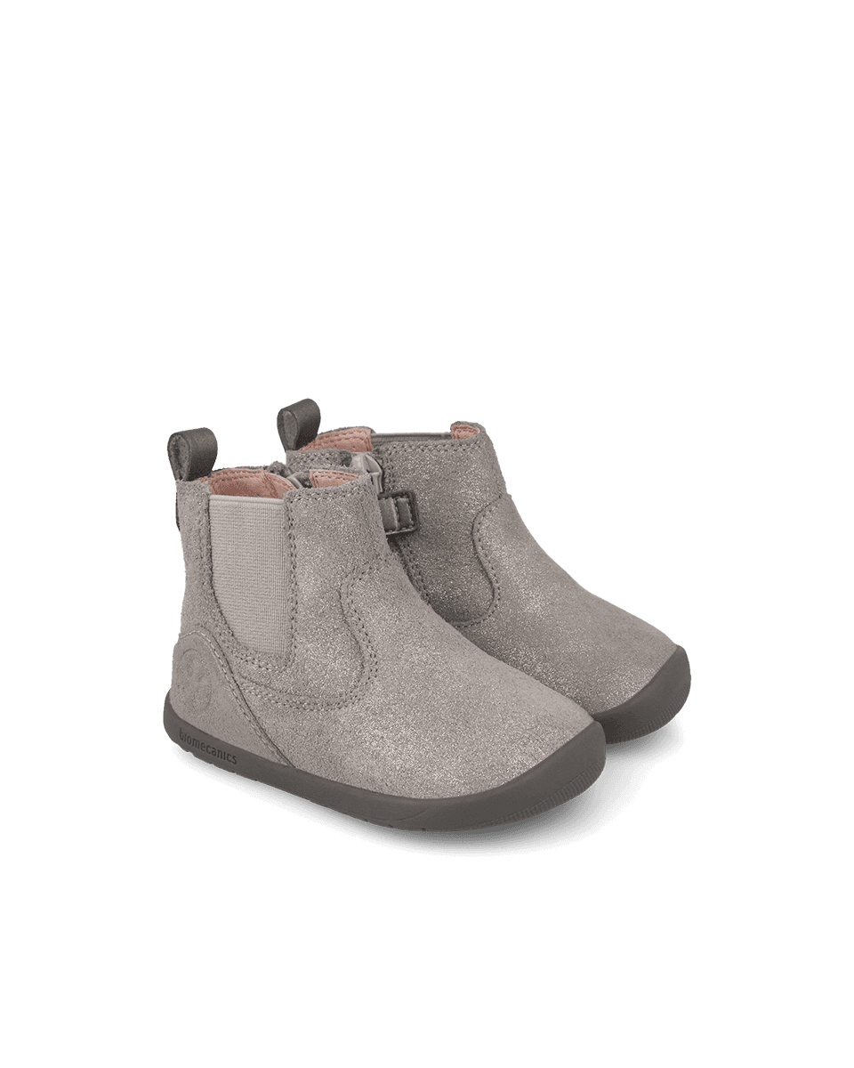 Biogateo Wide Booties Silver