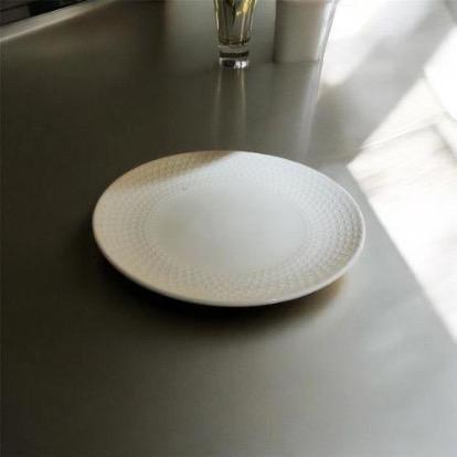 Plat en porcelaine blanche GM 45 cm