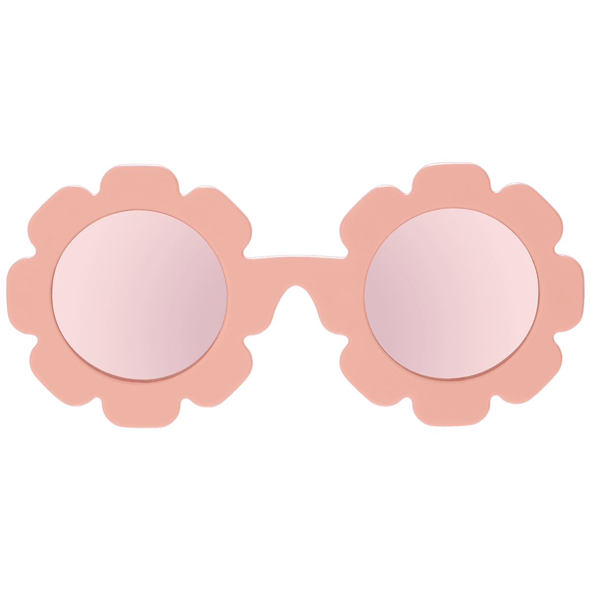 Polarized Flower: Peachy Keen | Rose Gold Mirrored Lens | Ages 0-2