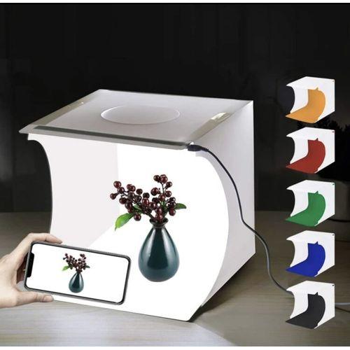 Puluz 20 CM Pliable 550 LM panneaux Lightbox boîte à lumière Mini Photo Studio boîte