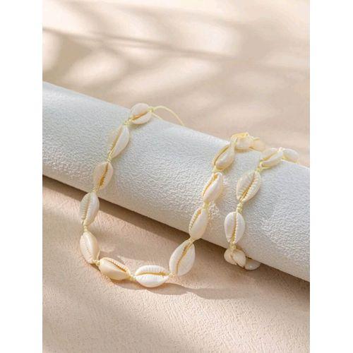 ENSEMBLE COQUILLAGE COLLIER ET BRACELET