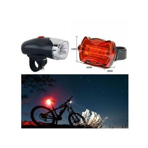 LED Cyclisme Bike Lamp Vélo tout Usage et Sécurité: Phare Blanc-Rear Tail Rouge