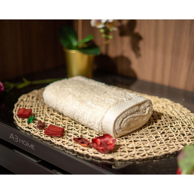 Damas serviette 50x90 blanc