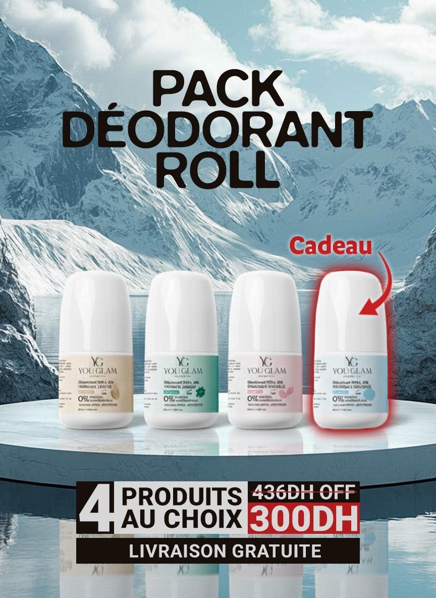 Pack Déodorant Roll – Fraîcheur & Confort (4 produits au choix + 1 offert)