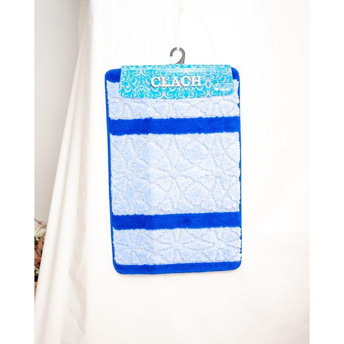 Clash tapis de bain 2 pièces bleu