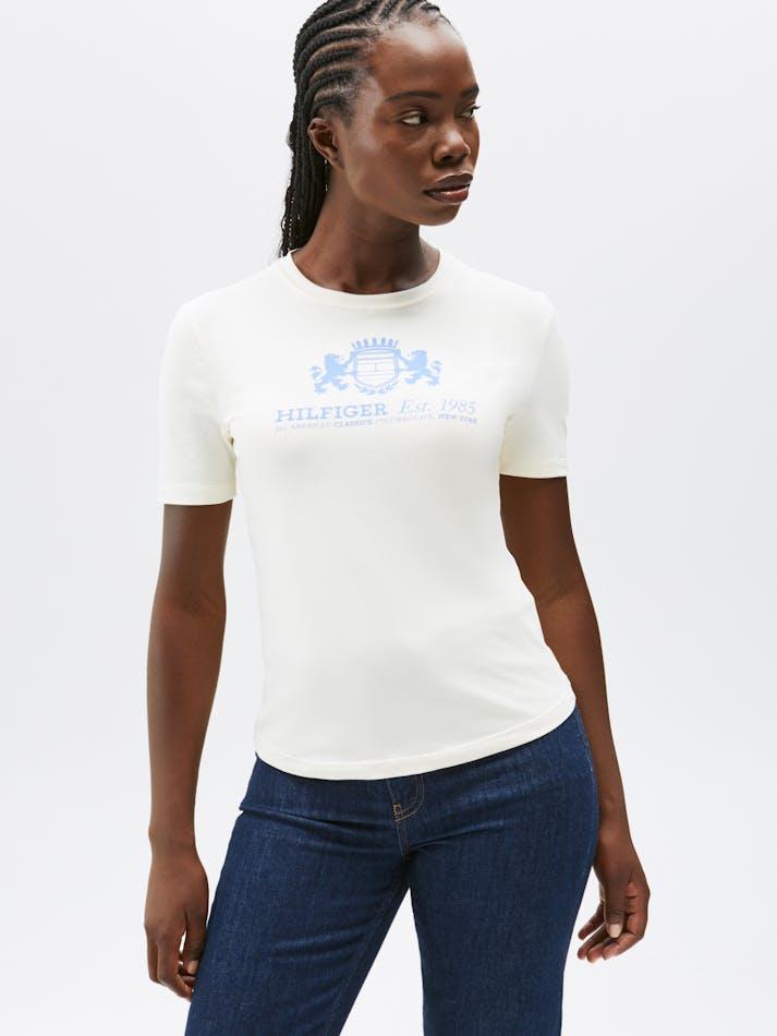 Slim Varsity Crew Neck T-shirt