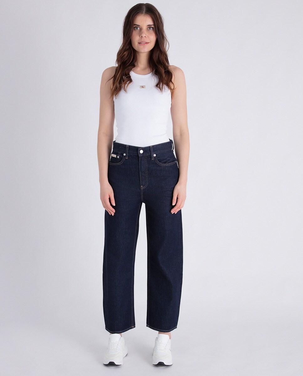 High Rise Barrel Jeans