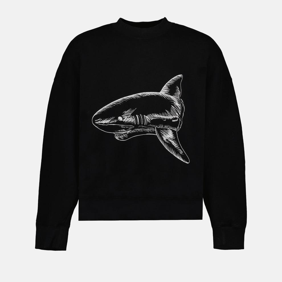 SPLIT SHARK CREW BLACK OFF WHITE