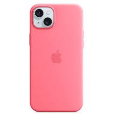 Coque en silicone avec MagSafe pour iPhone 15 - Goyave