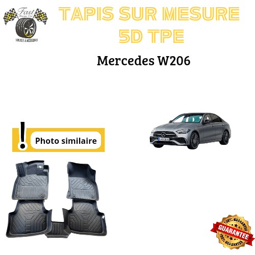 Tapis sur mesure 5D TPE Mercedes W206 2021 >
