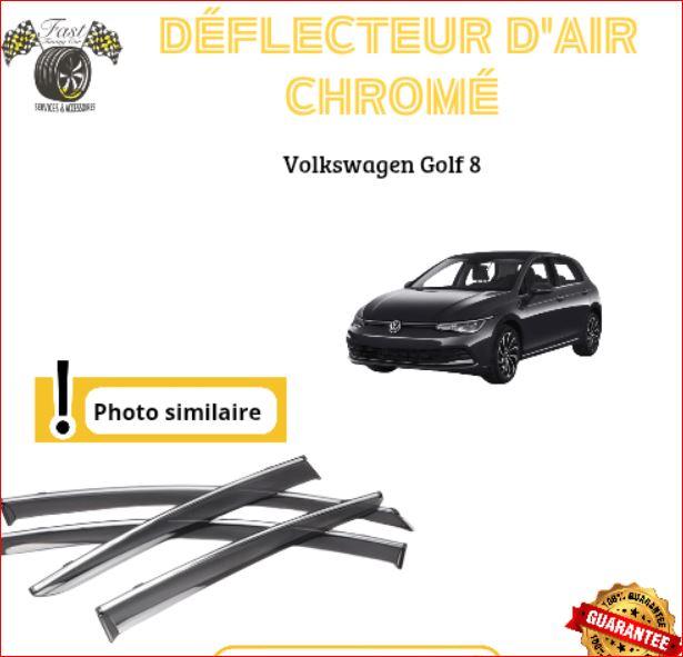 Déflecteur d’air noir et chromé Volkswagen Golf 8