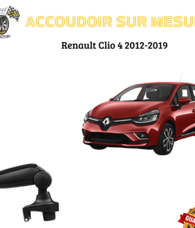Accoudoir sur mesure Renault CLIO 4 (2012+)