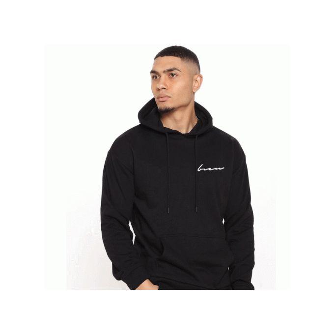 Sweat a Capuche/noir Signature -ori