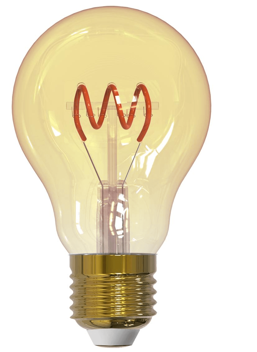 Pack de 10 Ampoule LED A60 4-40w E27 -SF-LIC 265LM Amber 2200K