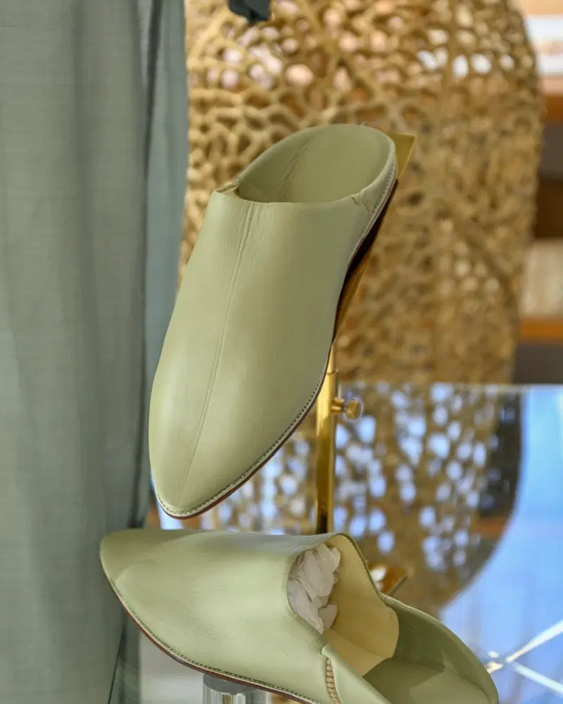Babouches Vert Clair