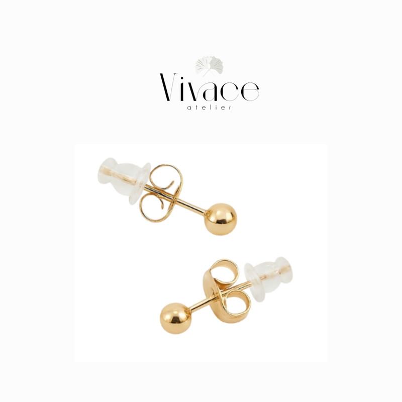 Boucles d’oreilles Vivace Pureté Dorée