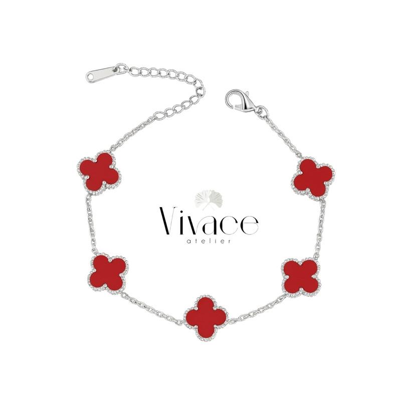 Gourmette Vivace Van Cleef Rouge