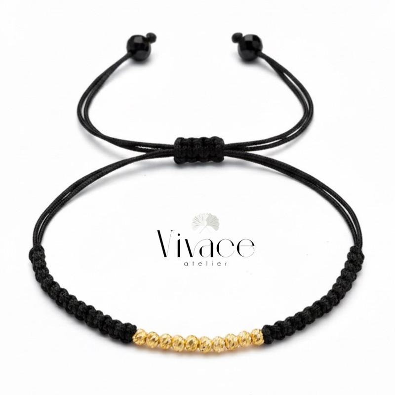 Gourmette Vivace Lys Noire