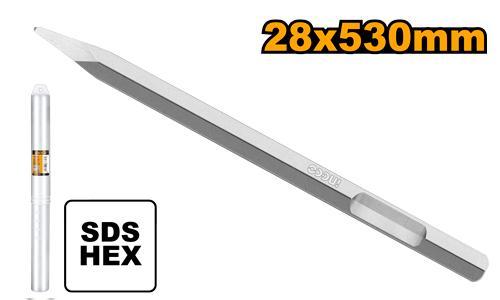 Burin Hexagonal Pointu 28x530mm