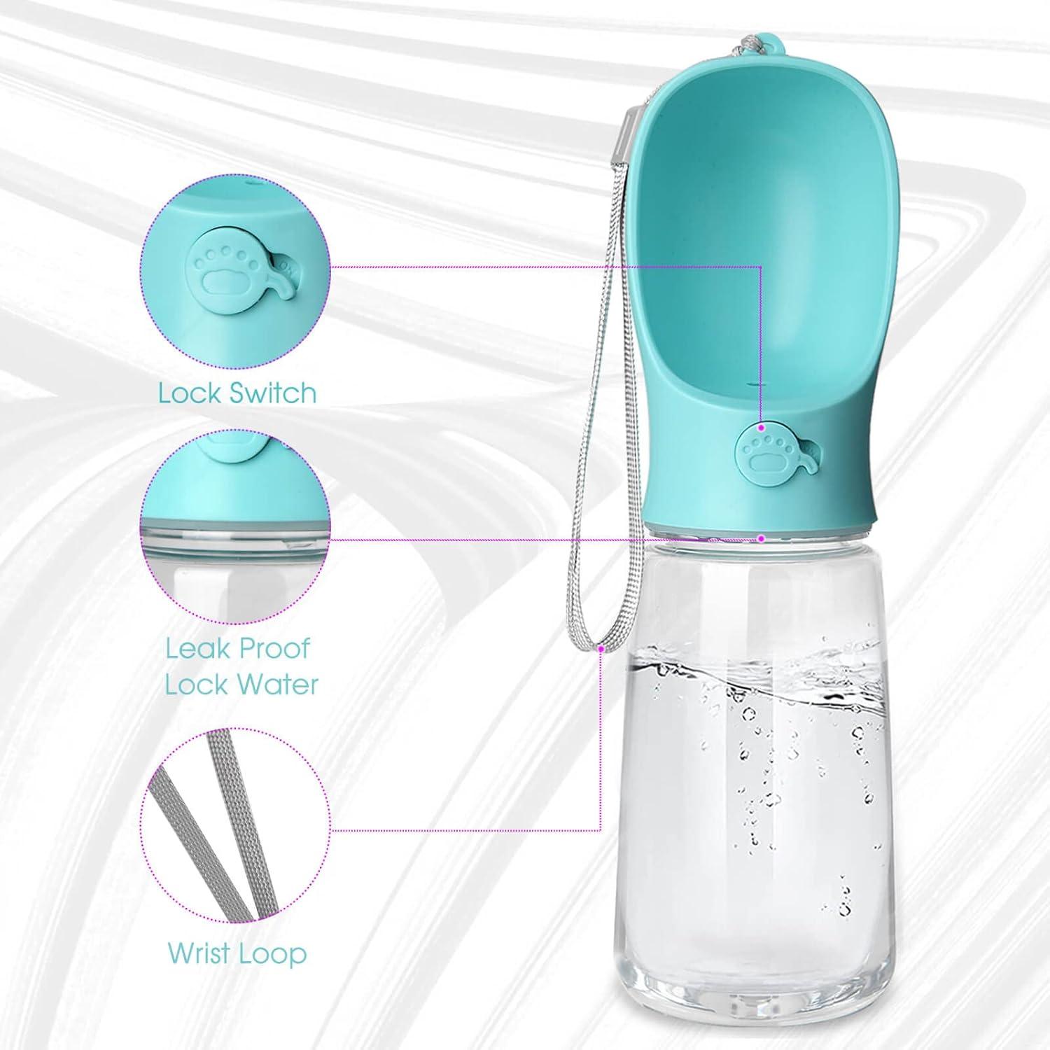 Portable Dog Water Bottle – Leak-Proof Pet Travel Dispenser
