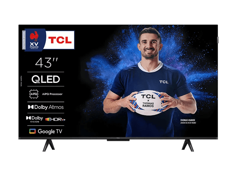 43 Google Tv - QLED 4K UHD - HDR10+ ,Dolby Vision - 43P7K