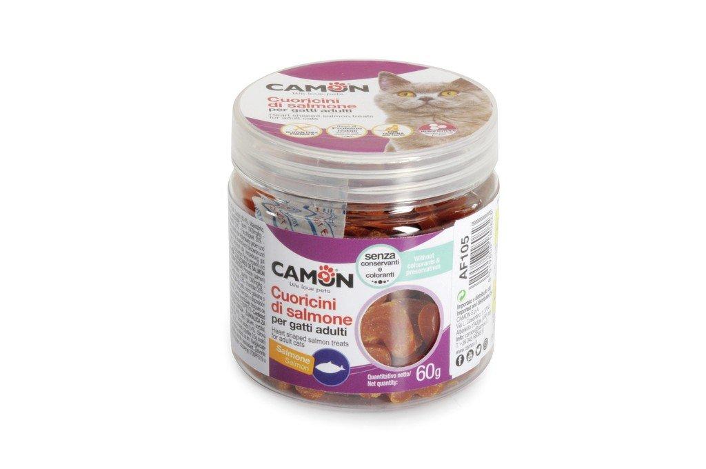 Camon petit cœurs de saumon pour chat adulte /AF105