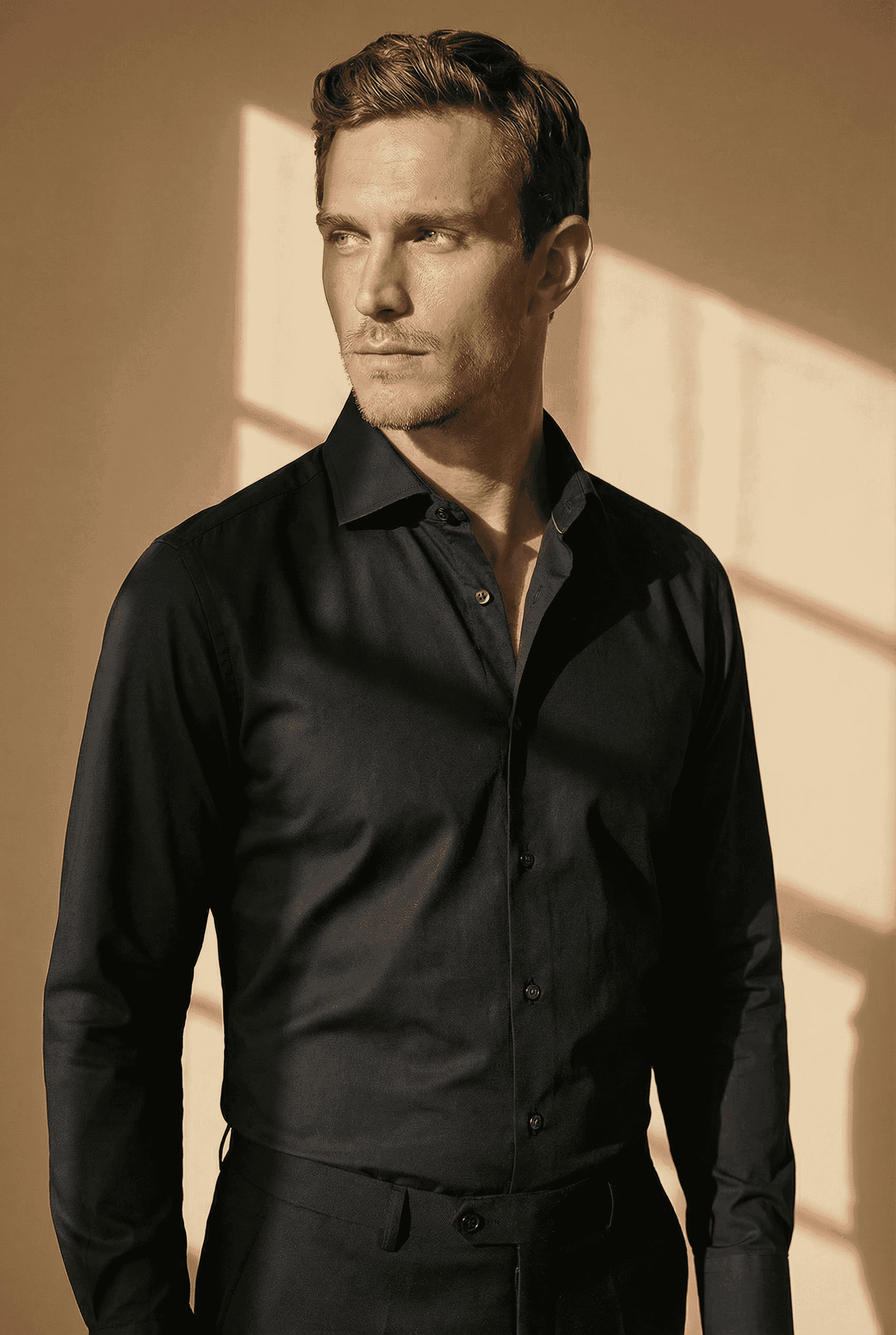 TOLENTINO – Black Italian Shirt