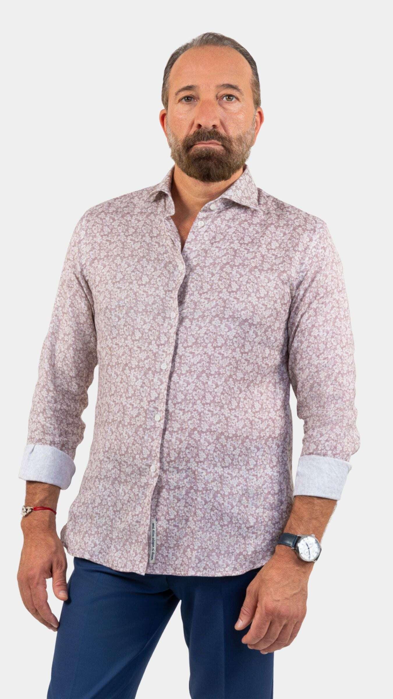 Fefe Floral Linen Shirt