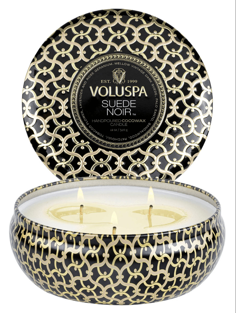 Suede Noir 3W Tin