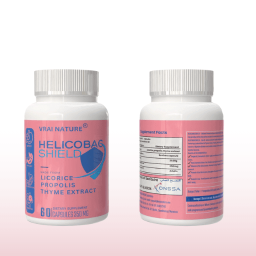 HELICOBACSHIELD – La solution ultime pour les ulcères destomac et le soulagement contre H. pylori
